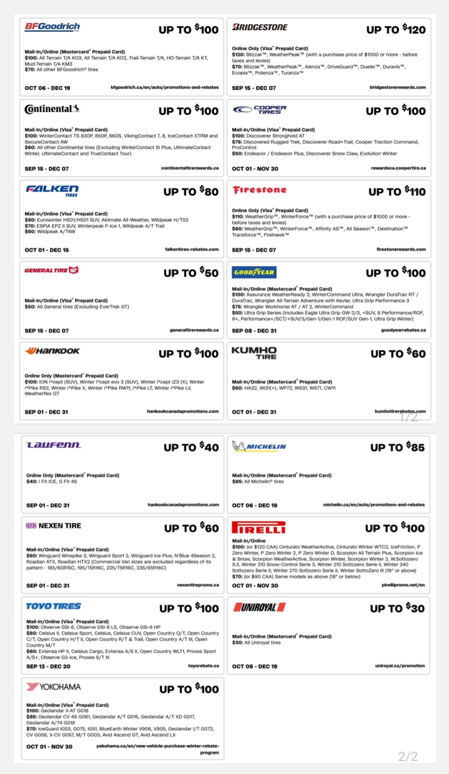 rebates web2025